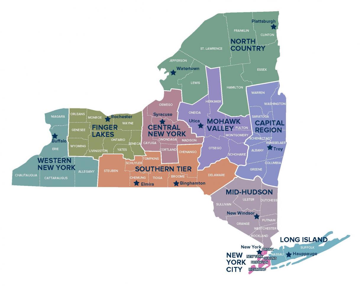 New York Regional Map